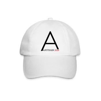 Aufsteiger 2026 Aufstieg - Baseballkappe - Weiß/Weiß - Vorne