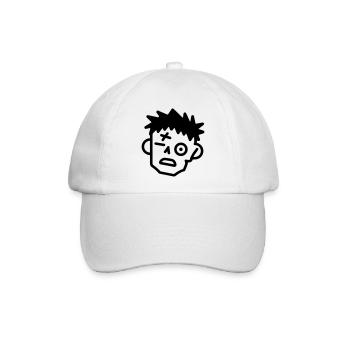 Zombie - Baseballkappe - Weiß/Weiß - Vorne