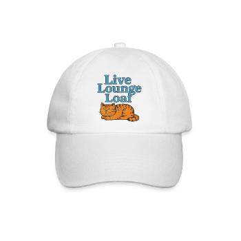 Live Lounge Loaf - Baseballkappe - Weiß/Weiß - Vorne
