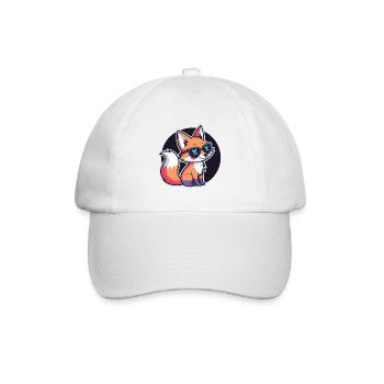 Fox Chill UV-Zeichentrickbrille - Baseballkappe - Weiß/Weiß - Vorne