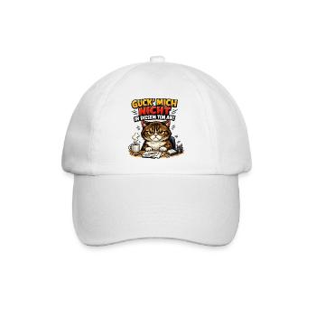 Guck mich nicht in diesem Ton an - Baseballkappe - Weiß/Weiß - Vorne