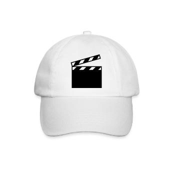 Film - Baseballkappe - Weiß/Weiß - Vorne