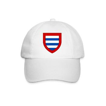Wappen der Goële - Baseballkappe - Weiß/Weiß - Vorne