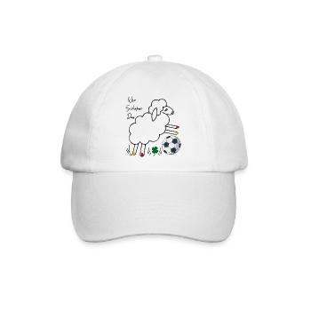 Wir Schafen das - Baseballkappe - Weiß/Weiß - Vorne