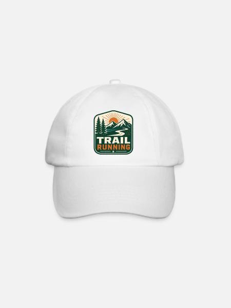 Trailrunning - Baseballkappe - Weiß/Weiß