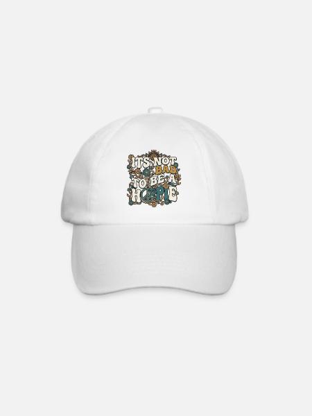 Be A Hippie 60s - Baseballkappe - Weiß/Weiß