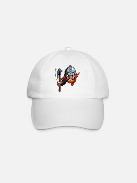 Grimmiger Germane - Baseballkappe - Weiß/Weiß