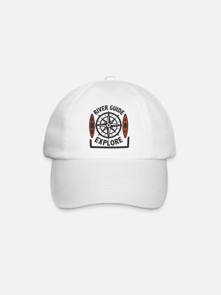Explore Kanu Kompass Icon - Baseballkappe - Weiß/Weiß