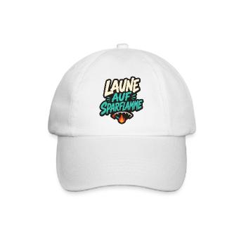 LAUNE AUF SPARFLAMME - Baseballkappe - Weiß/Weiß - Vorne