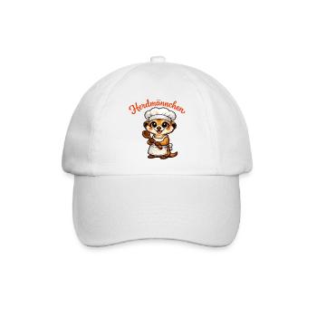 Herdmännchen - Baseballkappe - Weiß/Weiß - Vorne