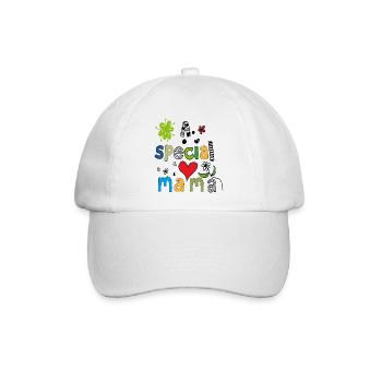 a special Mama - Baseballkappe - Weiß/Weiß - Vorne