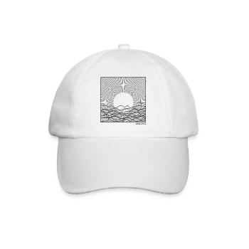 Dark-Wave-Musik - Baseballkappe - Weiß/Weiß - Vorne