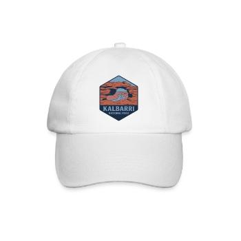 Kalbarri Nationalpark Vintage Australien - Baseballkappe - Weiß/Weiß - Vorne