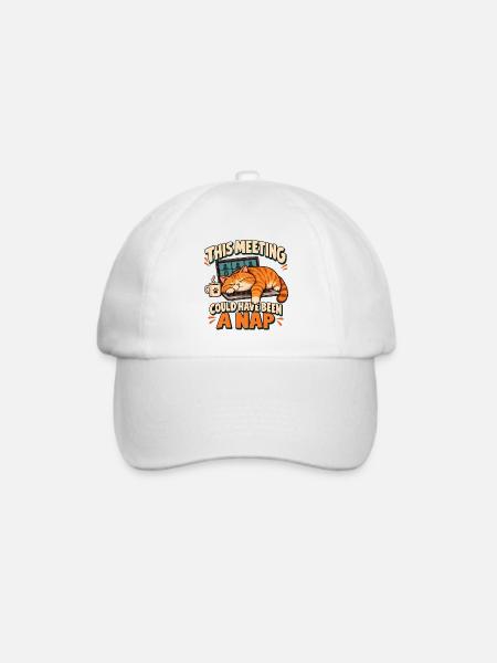 SCHLAFZEIT - Baseballkappe - Weiß/Weiß