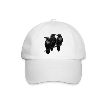 Raben - Baseballkappe - Weiß/Weiß - Vorne