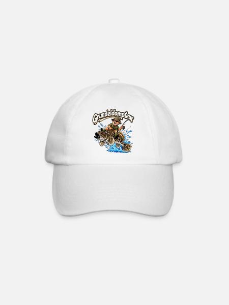 Grundeldompteur - Baseballkappe - Weiß/Weiß