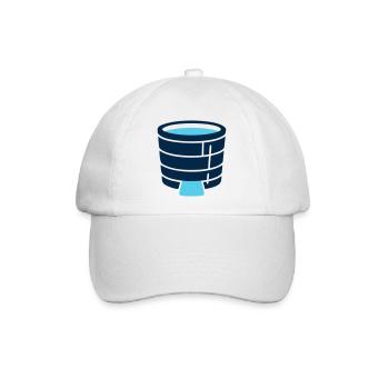 Eisbad Tonne Icon - Baseballkappe - Weiß/Weiß - Vorne