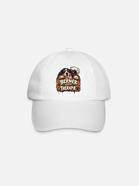 Berner statt Therapie - Baseballkappe - Weiß/Weiß