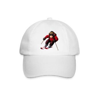 Ski Chimp - Baseballkappe - Weiß/Weiß - Vorne