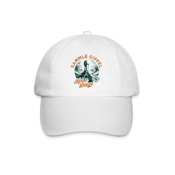 Gipfel Sammler - Baseballkappe - Weiß/Weiß - Vorne
