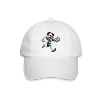 Skelett Rugby - Baseballkappe - Weiß/Weiß - Vorne