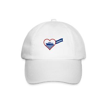 Cruise Love - Baseballkappe - Weiß/Weiß - Vorne