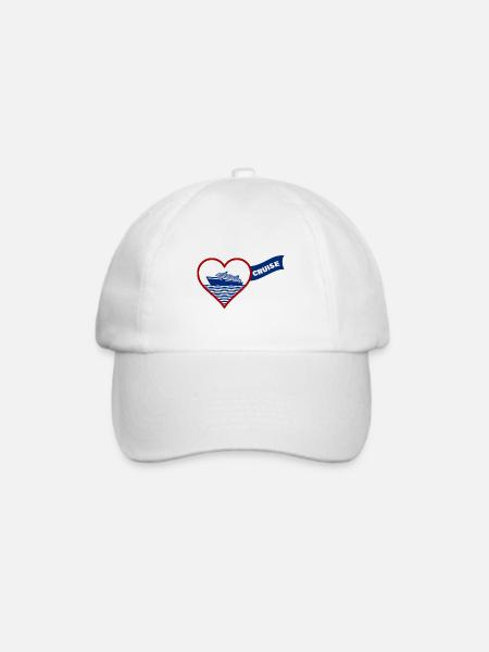 Cruise Love - Baseballkappe - Weiß/Weiß