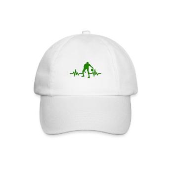 Haertbeat Basketball - USA - Team Sport - Hoops - Baseballkappe - Weiß/Weiß - Vorne