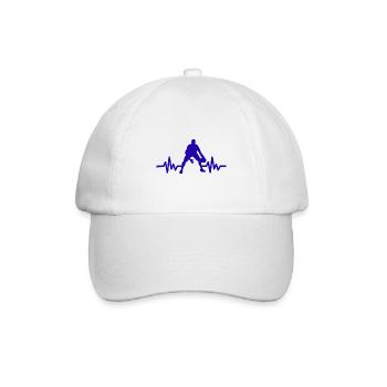 Haertbeat Basketball - USA - Team Sport - Hoops - Baseballkappe - Weiß/Weiß - Vorne