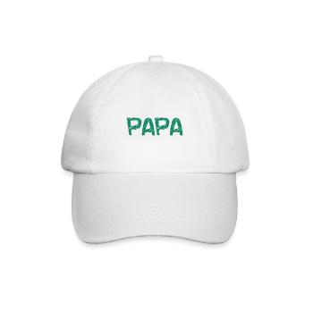 ALLES GUTE ZUM GEBURTSTAG, PAPA. PAPA. VATERTAG. ALLES GUTE ZUM GEBURTSTAG! - Baseballkappe - Weiß/Weiß - Vorne