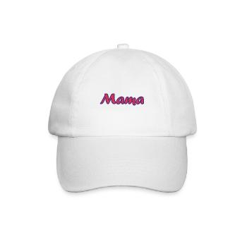 MAMMA. MUTTERTAG. SCHÖNEN MUTTERTAG. MAMA - Baseballkappe - Weiß/Weiß - Vorne