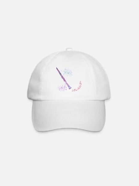 klarinette e 62 - Baseballkappe - Weiß/Weiß