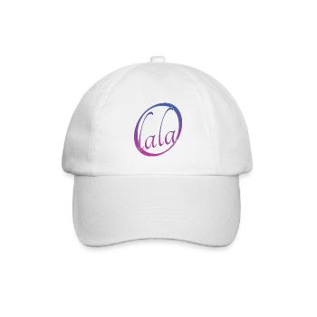 O lala - Baseballkappe - Weiß/Weiß - Vorne