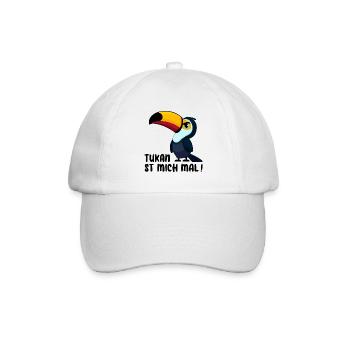 TUKAN VOGEL AMERIKA SAFARI BÖSE LAUNE ABNEIGUNG - Baseballkappe - Weiß/Weiß - Vorne