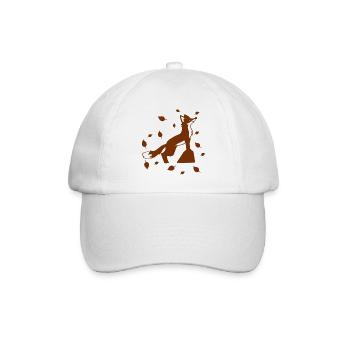 Fuchs - Tier Zoo Tierfreund Naturschutz - Baseballkappe - Weiß/Weiß - Vorne