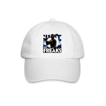 Just Freaks Baseball Sport Team - Just Freaks ® - Baseballkappe - Weiß/Weiß - Vorne