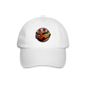 Sportwagen - Baseballkappe - Weiß/Weiß - Vorne