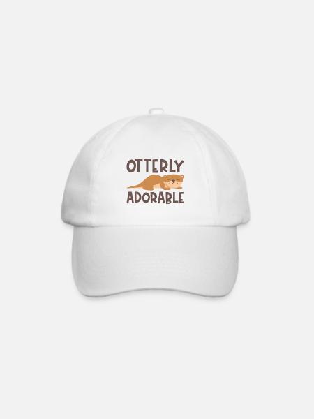Otterly Entzückend - Baseballkappe - Weiß/Weiß