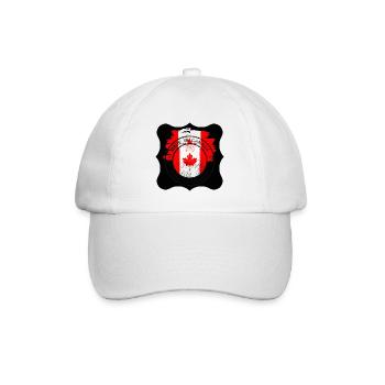 Kanada, Ahornblatt. - Baseballkappe - Weiß/Weiß - Vorne