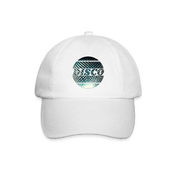 Diskokugel Disco - Baseballkappe - Weiß/Weiß - Vorne