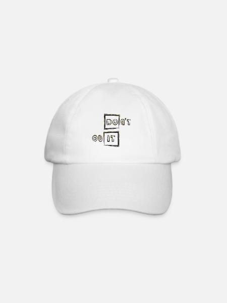 Tu es - Baseballkappe - Weiß/Weiß