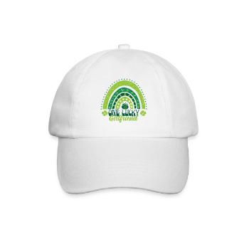 Eine glückliche Freundin Saint Patrick - Baseballkappe - Weiß/Weiß - Vorne
