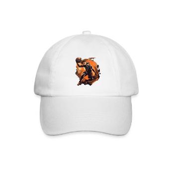 Basket Spieler - Baseballkappe - Weiß/Weiß - Vorne