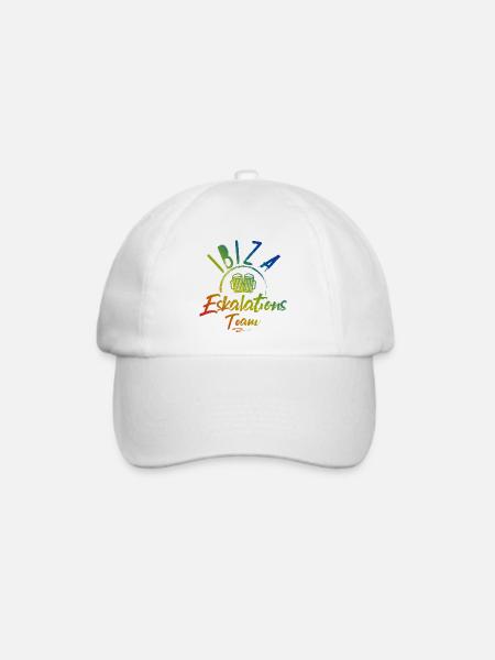 Ibiza Eskalation - Baseballkappe - Weiß/Weiß