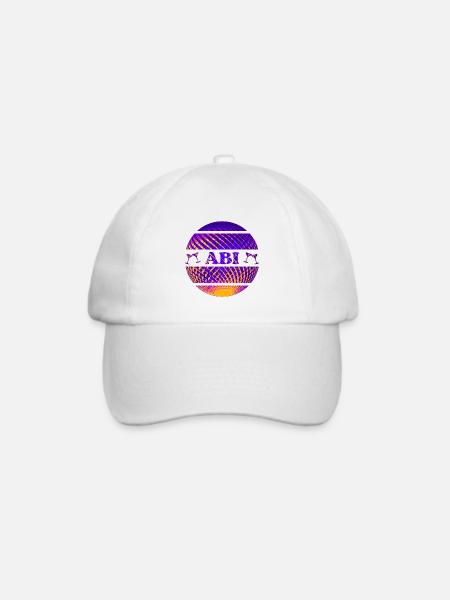Abi Party bunt - Baseballkappe - Weiß/Weiß
