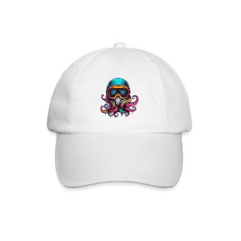 Octopus Wintersport - Baseballkappe - Weiß/Weiß - Vorne