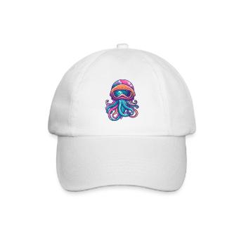 Octopus Wintersport - Baseballkappe - Weiß/Weiß - Vorne