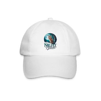 Ich bin ein Nachtmensch. - Baseballkappe - Weiß/Weiß - Vorne