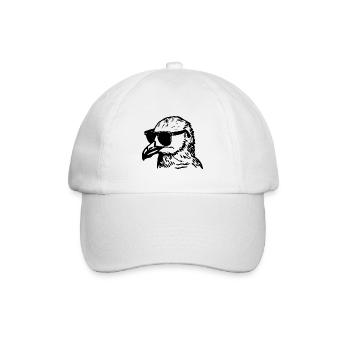 Möwe - Baseballkappe - Weiß/Weiß - Vorne
