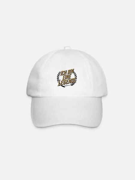 Ich bin eine Legende - Baseballkappe - Weiß/Weiß